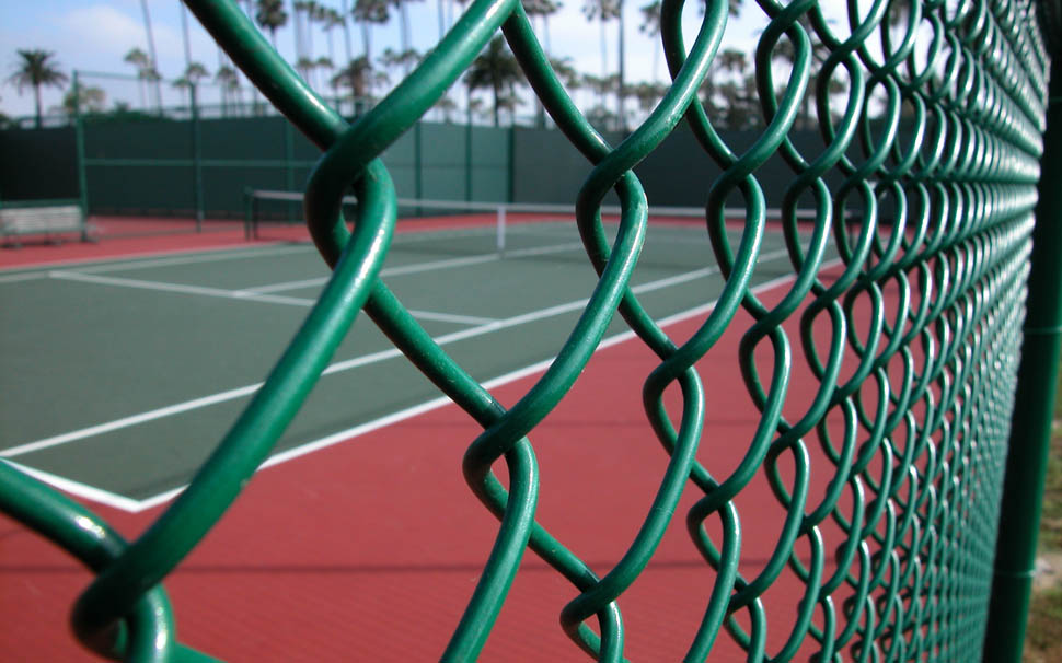 PVC coating on our chain link fence